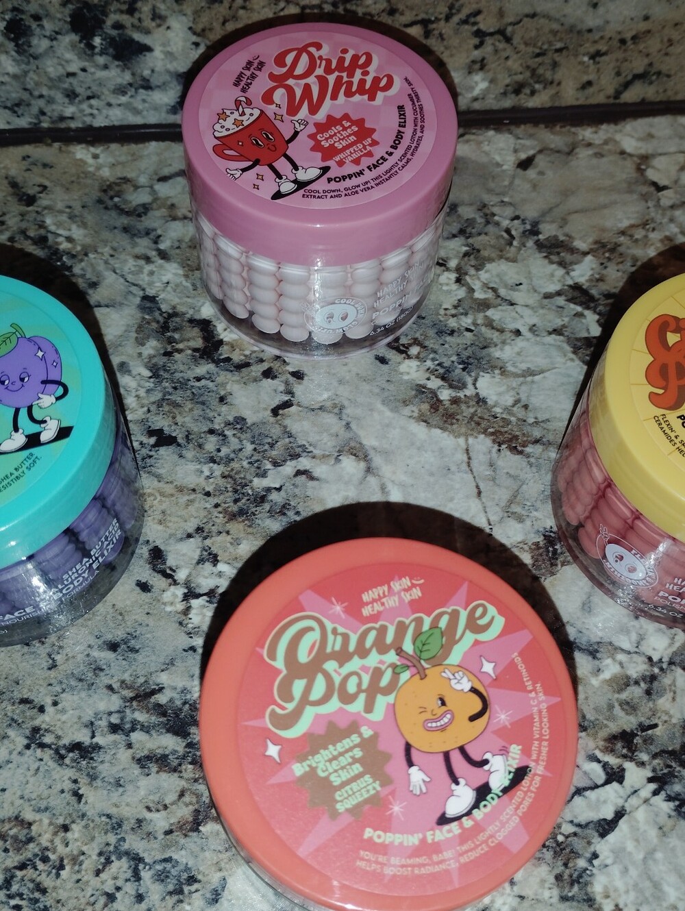 Whipped Mini Face & Body Elixir - Variety (Pink, Yellow, Teal, Orange, Purple) - Picture 4 of 7